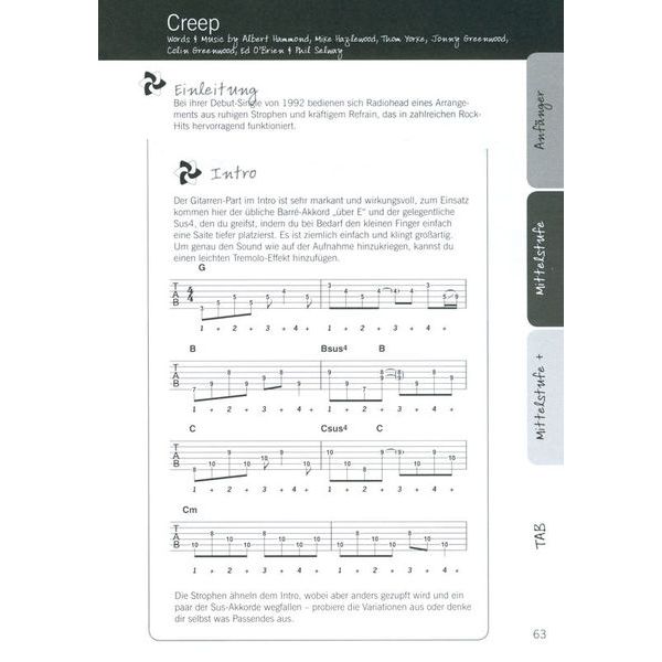 Bosworth Justinguitar Rock-Songbook D