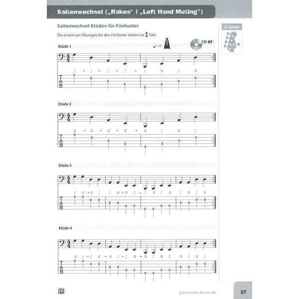 Alfred Music Publishing Garantiert Bass lernen