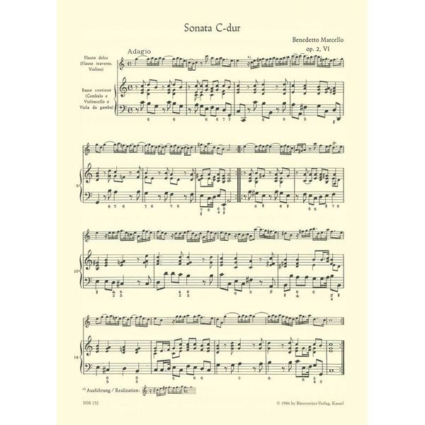 Brenreiter Marcello Sonaten 3