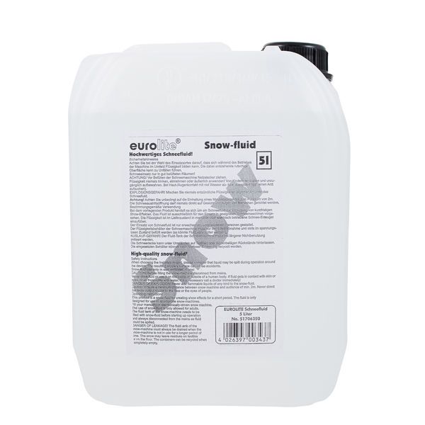 Eurolite Snow Fluid 5 Liter