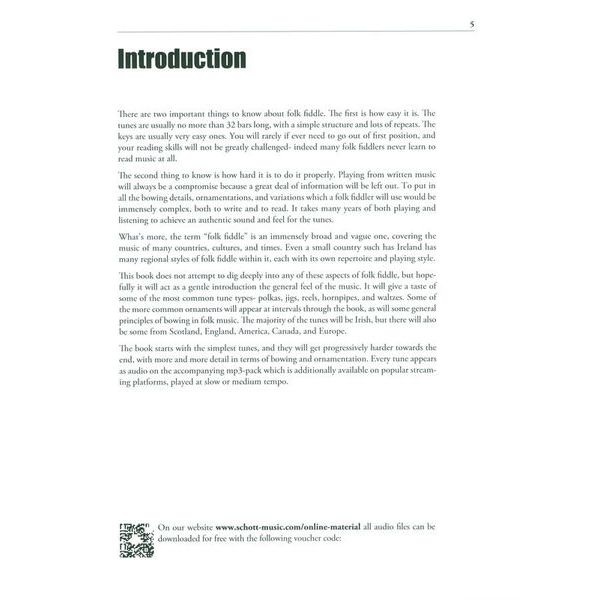 Schott Beginning Folk Fiddle