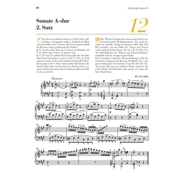 Henle Verlag Am Klavier Mozart