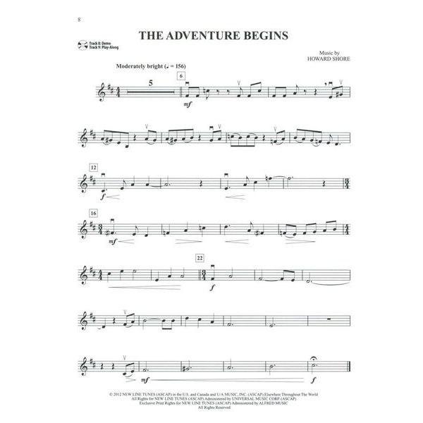 Alfred Music Publishing Hobbit Trilogy Violin