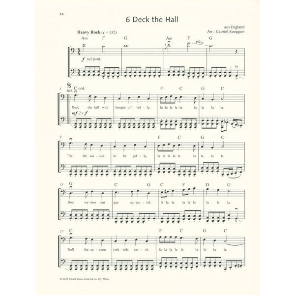 Schott Cello Christmas Book