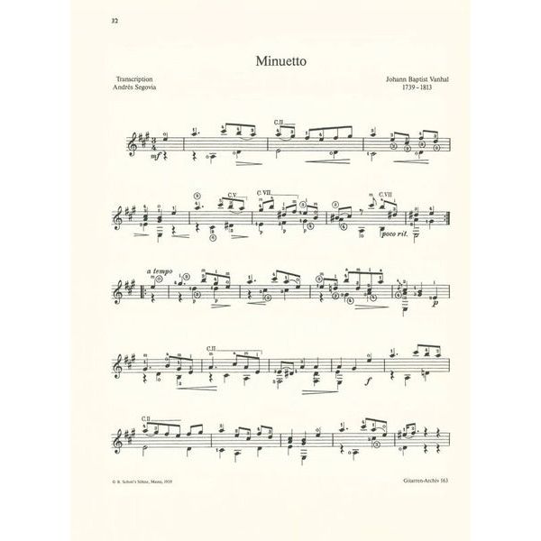 Schott Segovia Die Schönsten Stücke