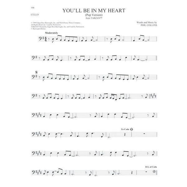 Hal Leonard 101 Disney Songs: Cello