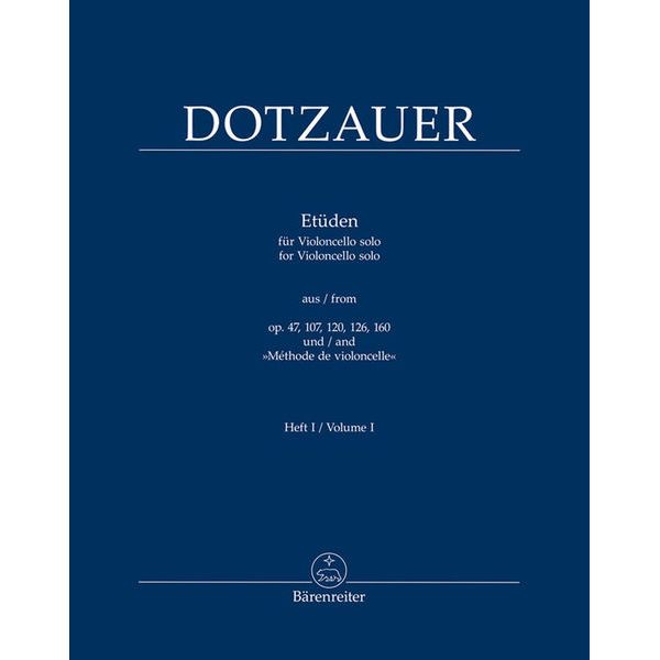 Brenreiter Dotzauer Etüden Cello