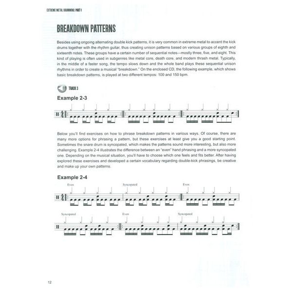 Hal Leonard Extreme Metal Drumming