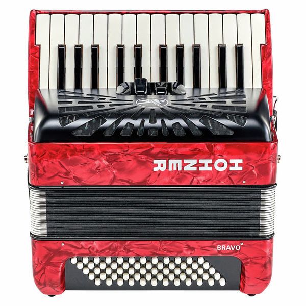 Hohner Bravo II 60 Red silent key