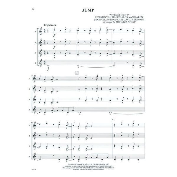 Alfred Music Publishing Pop Quartets For All Trumpet
