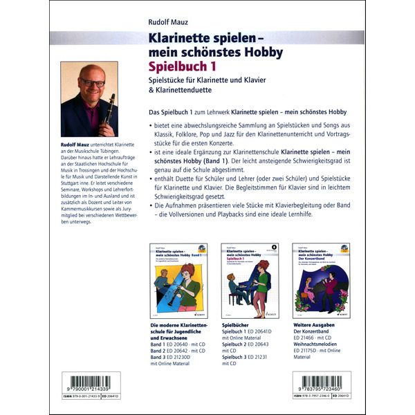 Schott Klarinette Hobby Spielbuch 1