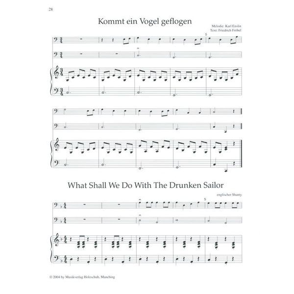 Holzschuh Verlag Kinderlieder Violoncello