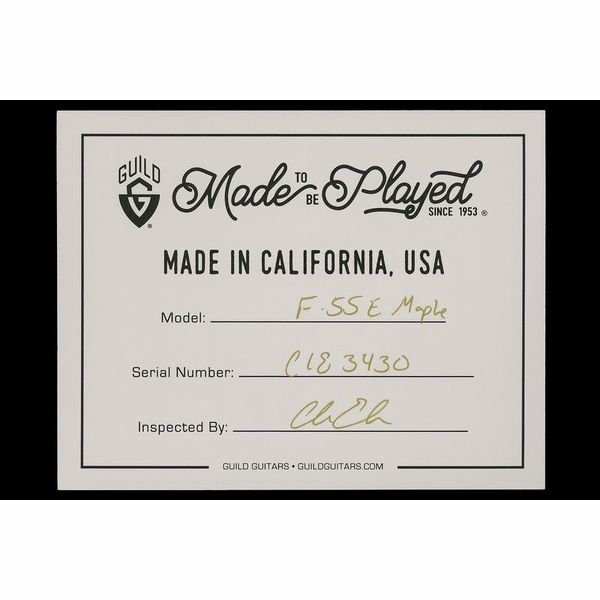 Guild F-55E Maple BLD USA