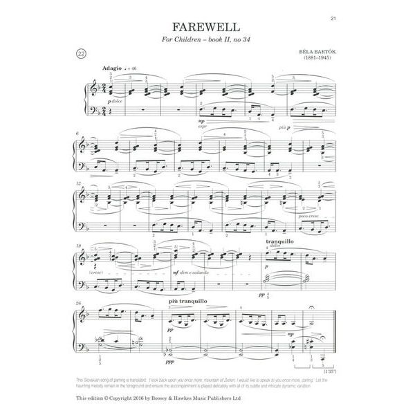 Boosey & Hawkes Bartok Piano Collection 1