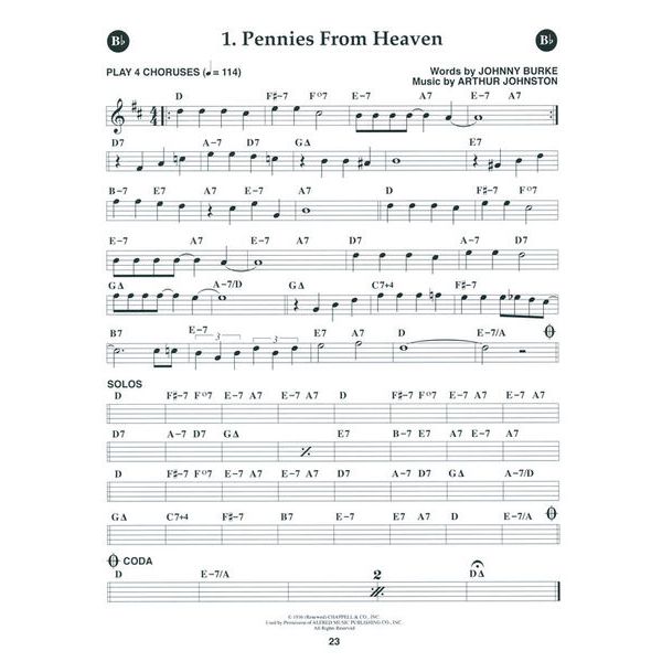 Jamey Aebersold Pennies from Heaven