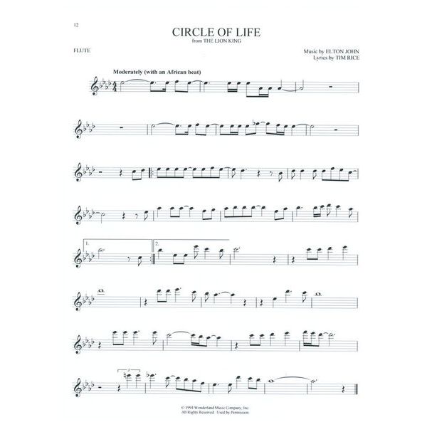 Hal Leonard 50 Songs You Should Flute