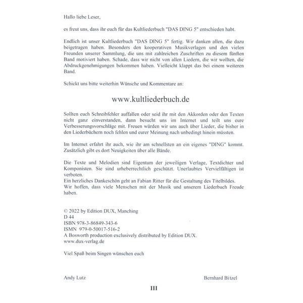 Edition Dux Das Ding 5