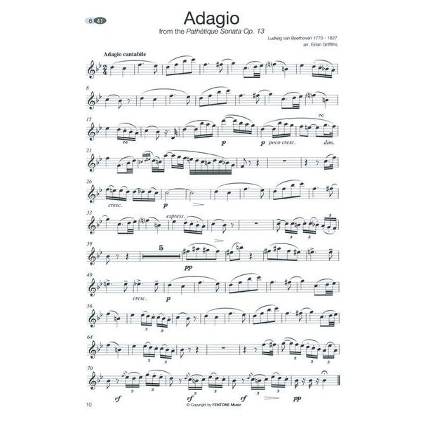 Fentone Music From Bach To Ravel T-Sax