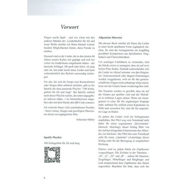 Schott Schlagerbuch Alt und Jung Git