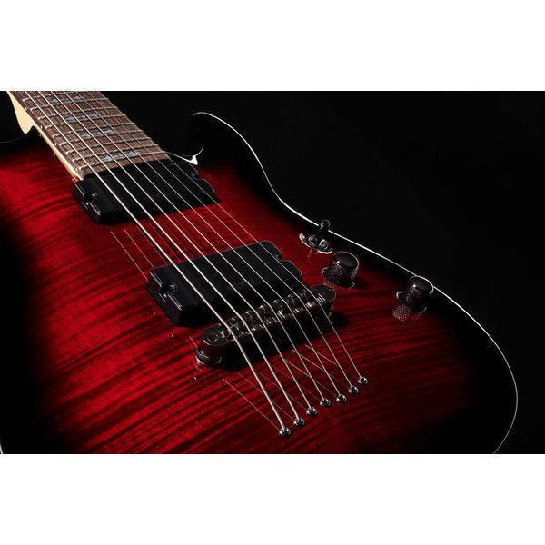 Schecter Demon-7 Crimson Red Burst