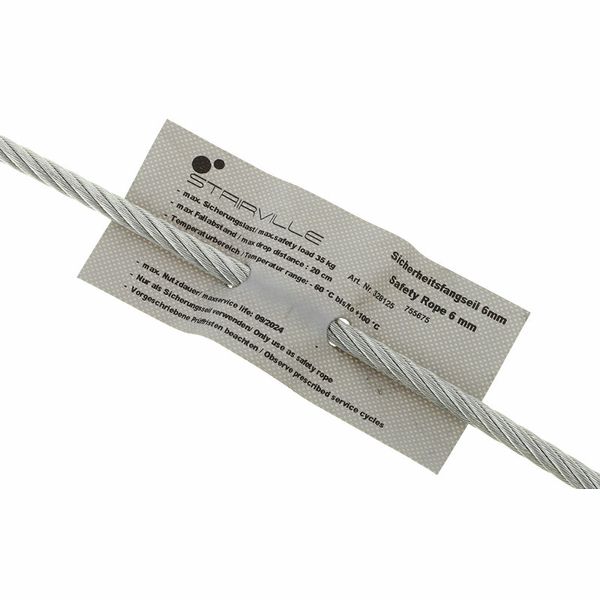 Stairville Safety Set 120cm/6mm 10pcs.