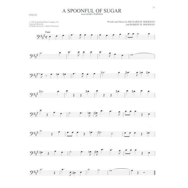 Hal Leonard 101 Disney Songs: Cello