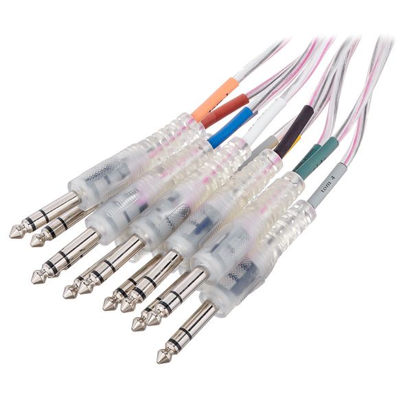 Millenium e-drum cable loom transparent