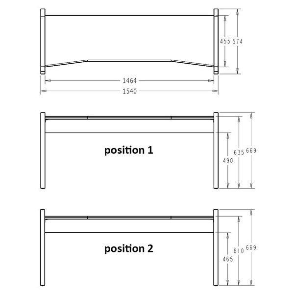 Studio Desk Dominator Full Set All Black