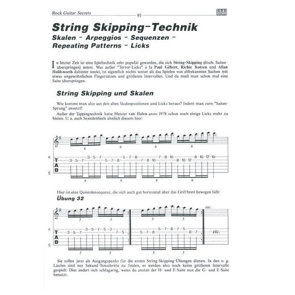 AMA Verlag Rock Guitar Secrets