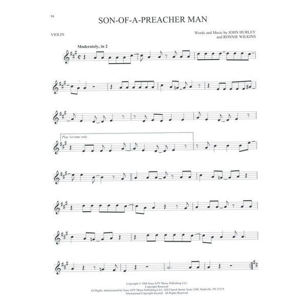 Hal Leonard 101 Popular Songs Violin