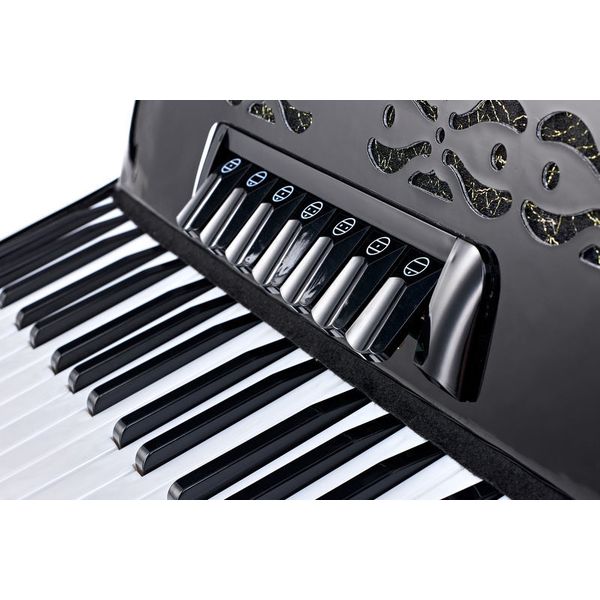 Startone Piano Accordion 120 Black MKII