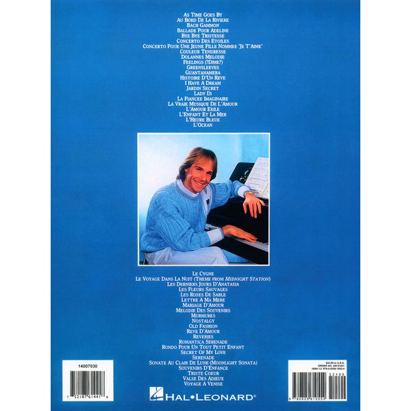 Music Sales Richard Clayderman Anthology