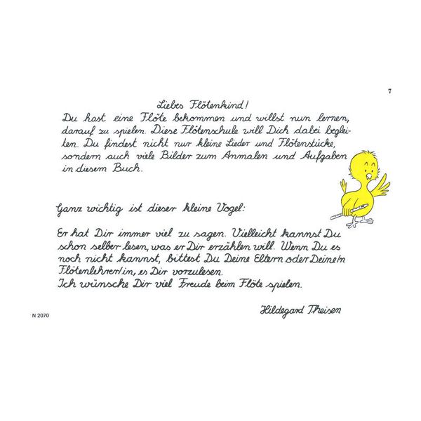 Heinrichshofen Verlag Der Flötenvogel 1