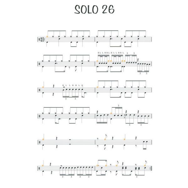 Bosworth 66 Drumsolos Modern Drummer