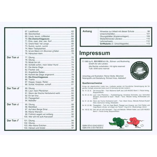 Ricordi Lustige Blockflöte 1 Barock