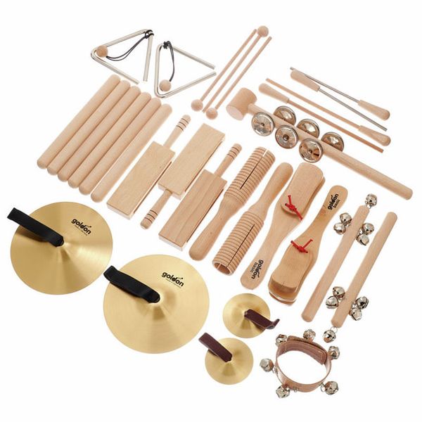 Goldon Percussion Set 4 in Wood Box
