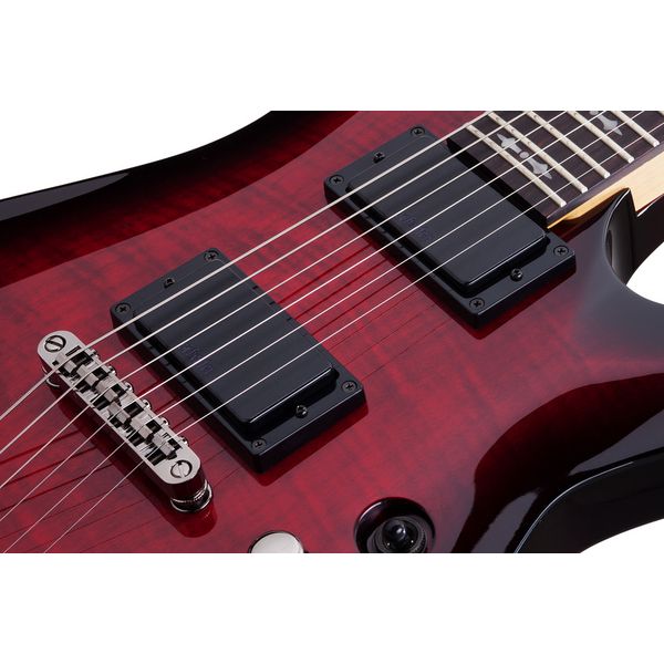 Schecter Demon-6 Crimson Red Burst