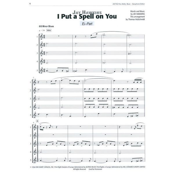 Alfred Music Publishing Flex-Ability Blues Saxophone