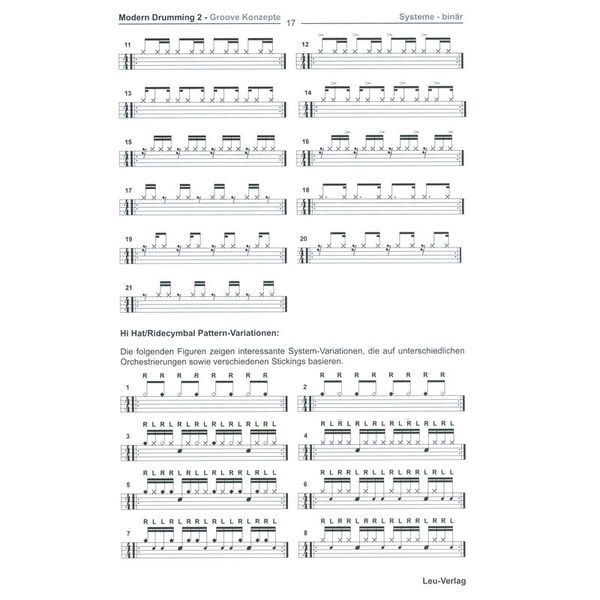 Leu Verlag Modern Drumming 2