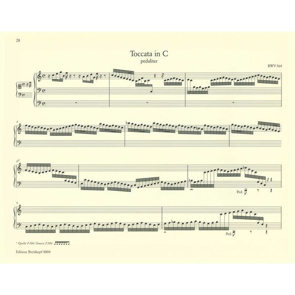 Breitkopf & Hrtel Bach Smtliche Orgelwerke