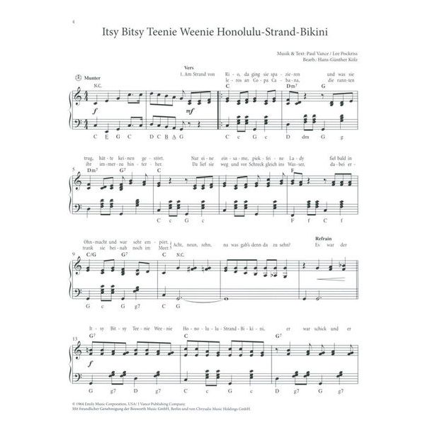 Holzschuh Verlag Schlager & Chansons 50er