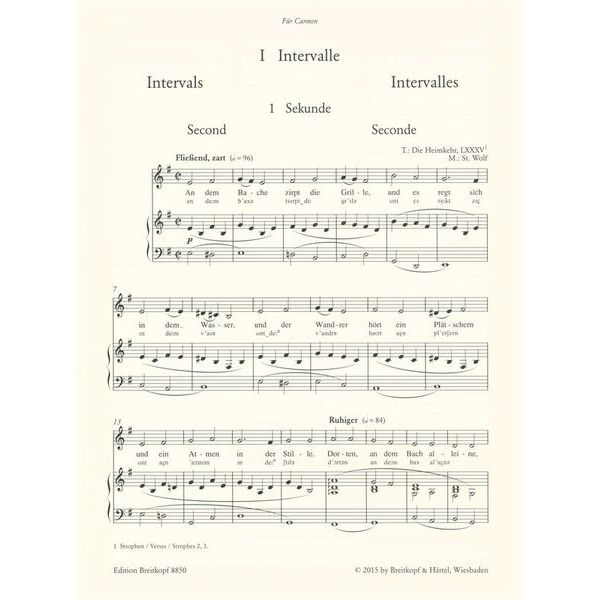 Breitkopf & Hrtel Wege zum Liedgesang Tief