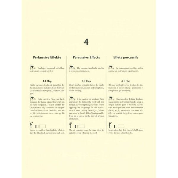 Brenreiter Die Spieltechnik des Fagotts