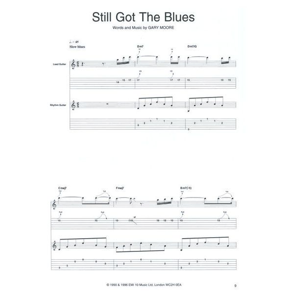 Faber Music Jam With Gary Moore