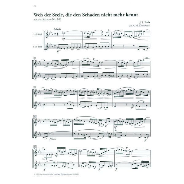 Heinrichshofen Verlag Bach Kreuz und Krone