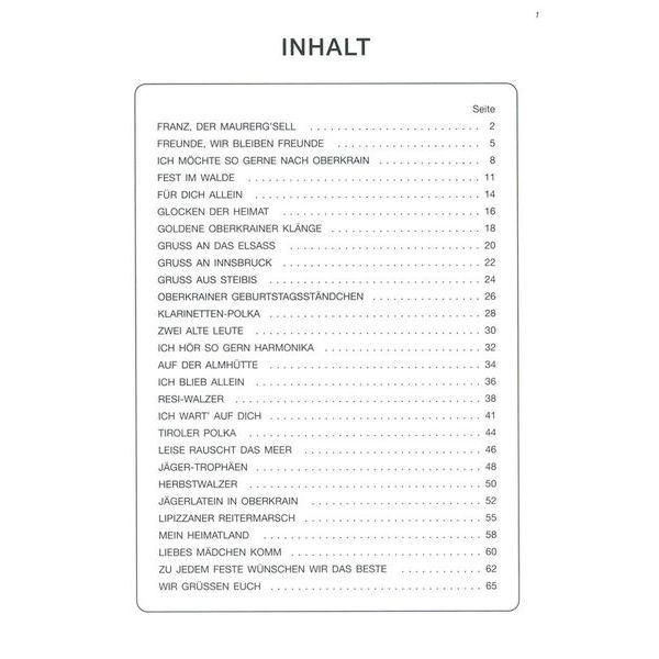 August Seith Musikverlag Avsenik Welterfolge Blue