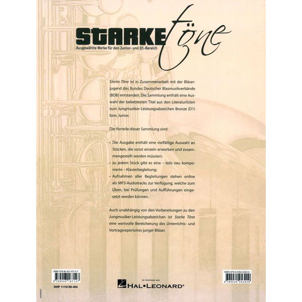 De Haske Starke Töne A-Sax