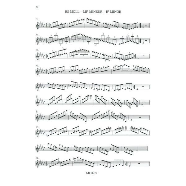 Edition Hug Iwan Roth Tonleitern Saxophon