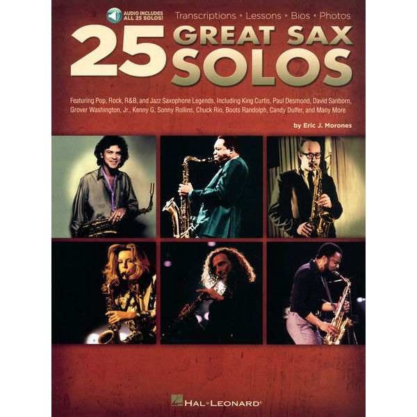 Hal Leonard  25 Great Sax Solos