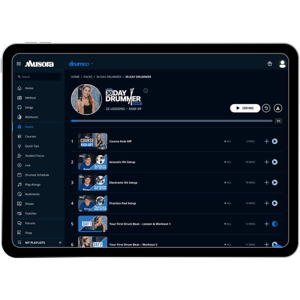 Drumeo Drumeo+ Annual Membership